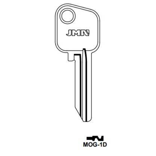 Key blank MOG-1D
