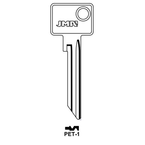 Key blank PET-1