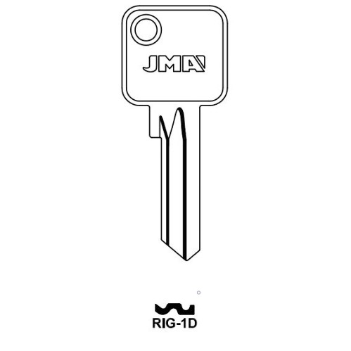 Key blank RIG-1D