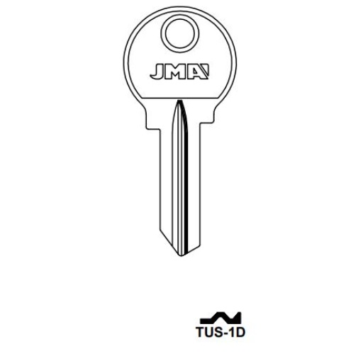 Key blank TUS-1D