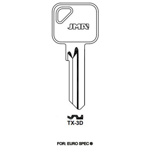Key blank TX-3D