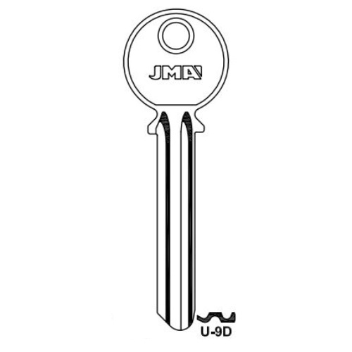 Key blank U-9D