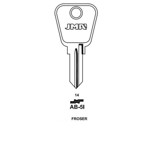Key blank AB-5I