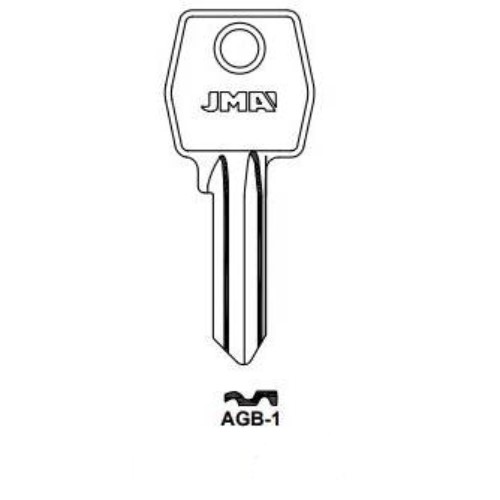 Key blank AGB-1