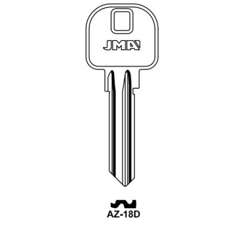Key blank AZ-18D