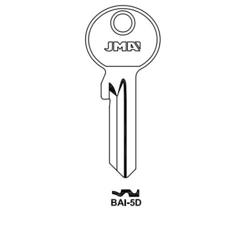 Key blank BAI-5D