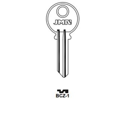 Key blank BCZ-1