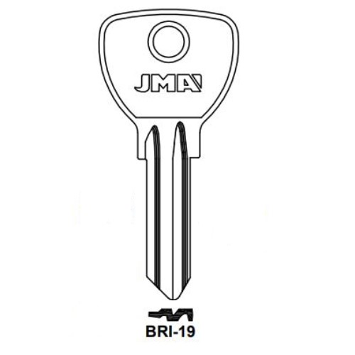 Key blank BRI-19