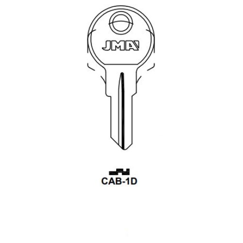 Key blank CAB-1D