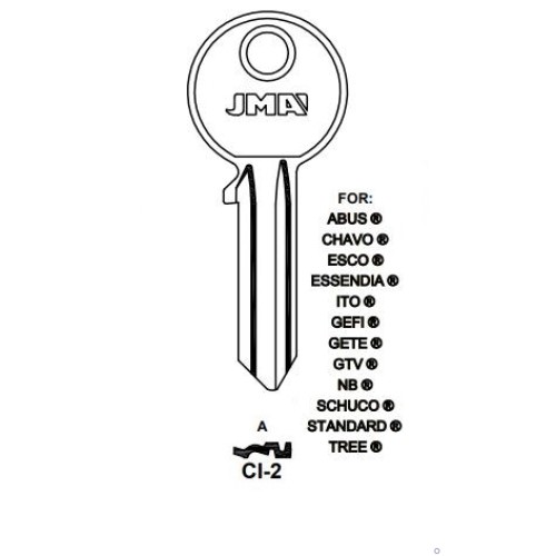 Key blank CI-2