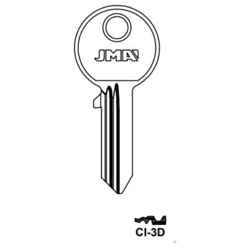 Key blank CI-3D