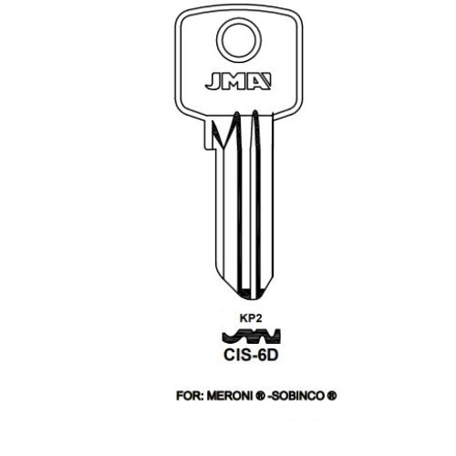 Key blank CIS-6D