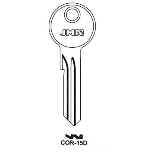 Key blank COR-15D