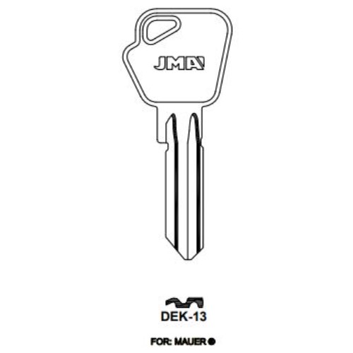 Key blank DEK-13