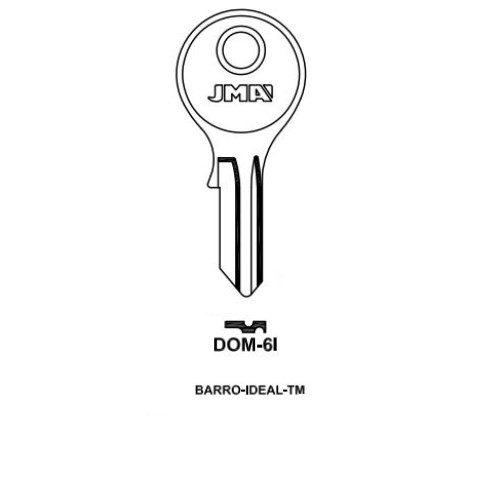 Key blank DOM-6I