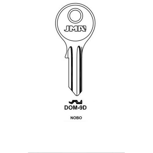 Key blank DOM-9D
