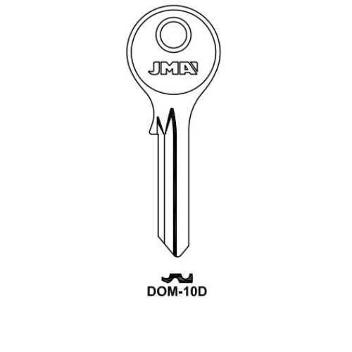 Key blank DOM-10D