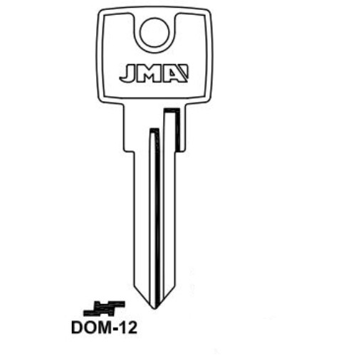 Key blank DOM-12
