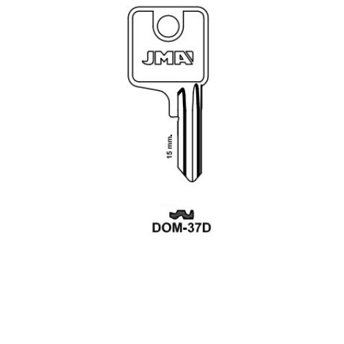 Key blank DOM-37D