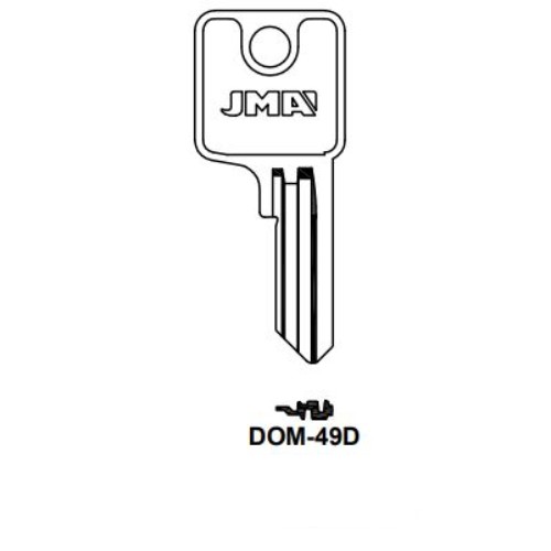 Key blank DOM-49D