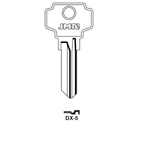 Key blank DX-5