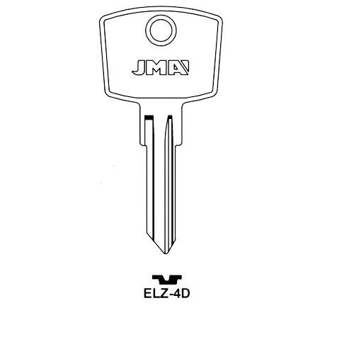 Key blank ELZ-4D
