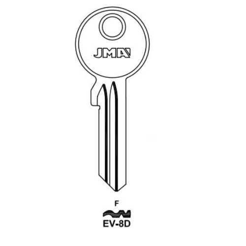 Key blank EV-8D