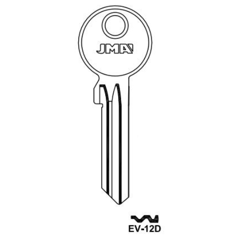 Key blank EV-12D