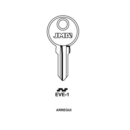 Key blank EVE-1