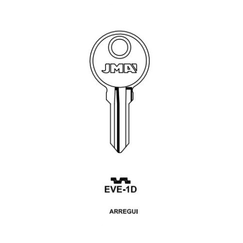 Key blank EVE-1D
