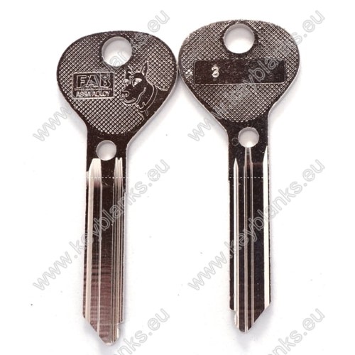 Key blank FAB  RRS3