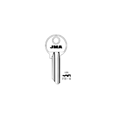 Key blank FB-4 10X