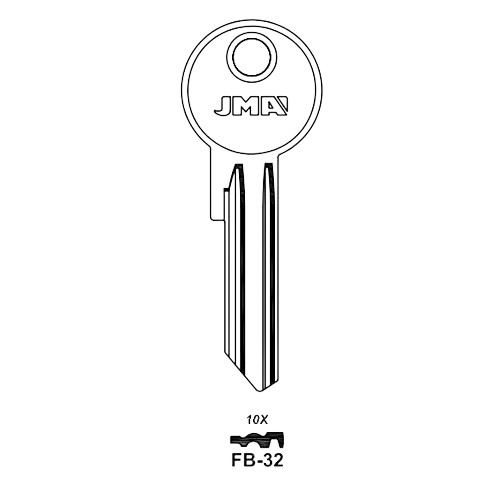 Key blank FB-32