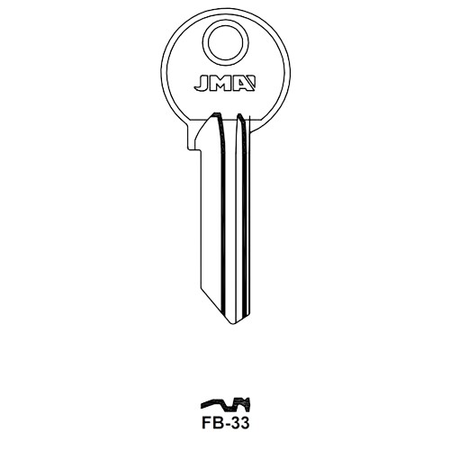 Key blank FB-33