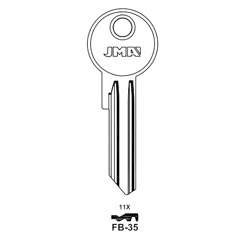 Key blank FB-35