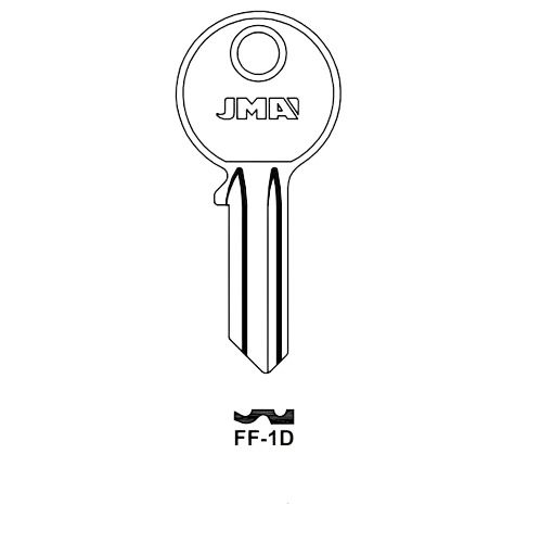 Key blank FF-1D