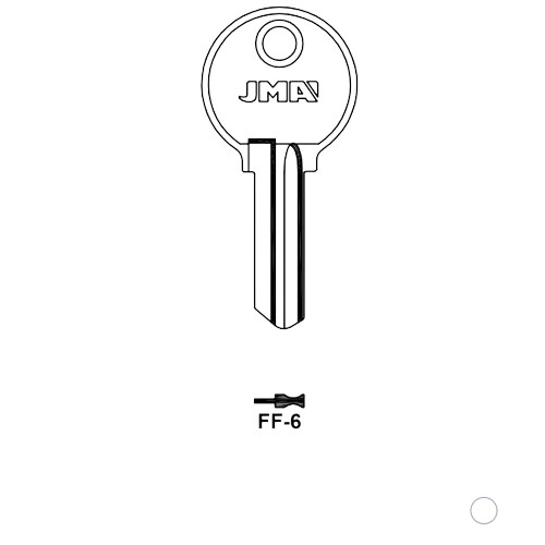Key blank FF-6