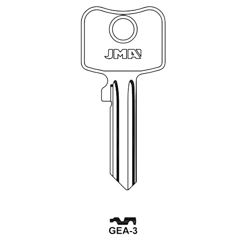 Key blank GEA-3
