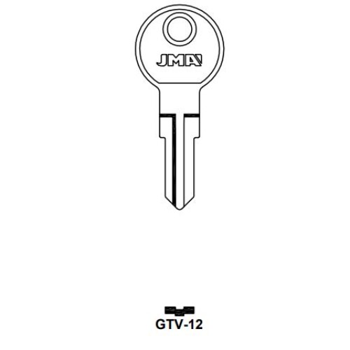 Key blank GTV-12