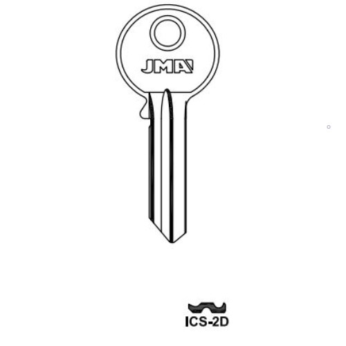 Key blank ICS-2D