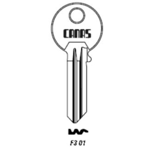 Key blank F301