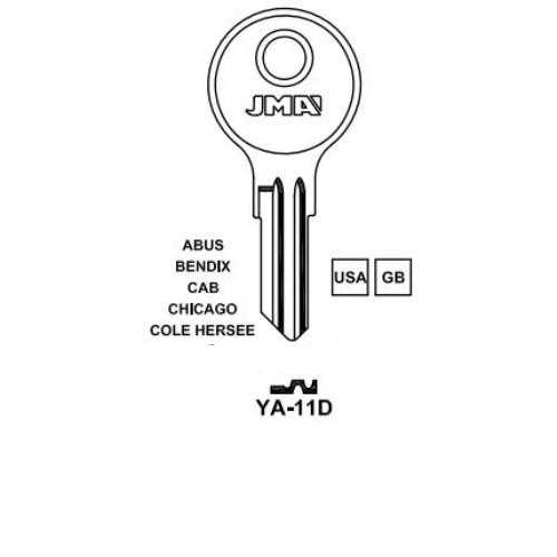 Key blank YA-11D