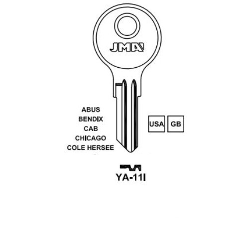 Key blank YA-11I