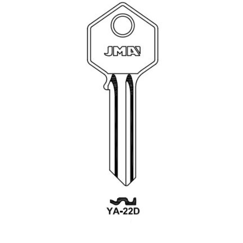 Key blank YA-22D