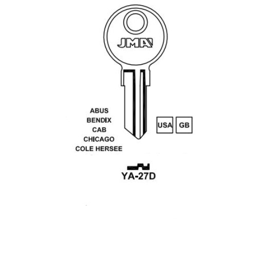 Key blank YA-27D