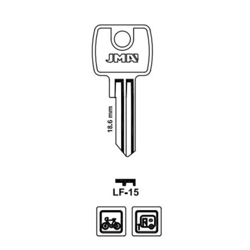 Key blank LF-15