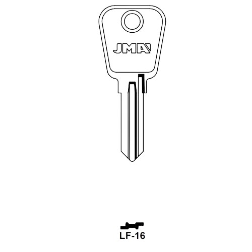 Key blank LF-16