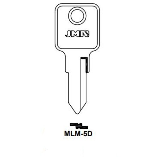 Key blank MLM-5D