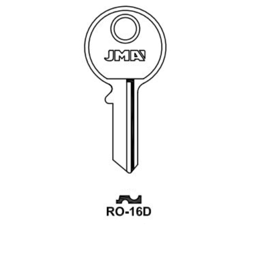 Key blank RO-16D