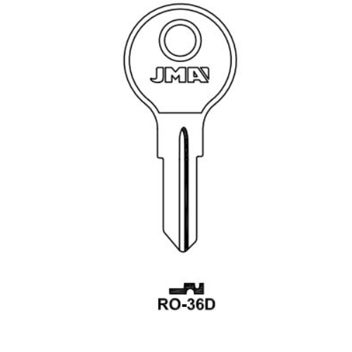 Key blank RO-36D